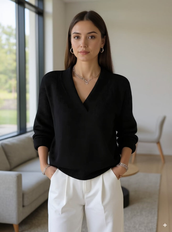 NORA | V-NECK SWEATER