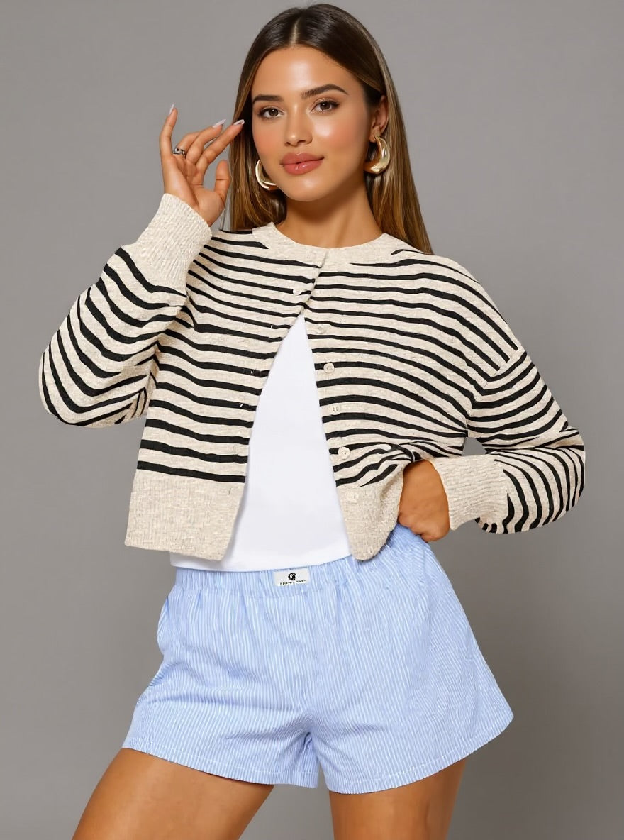 SOPHIE™ | STRIPED CARDIGAN