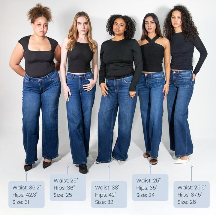 APRIL™ | Mid-low Rise Baggy Jeans