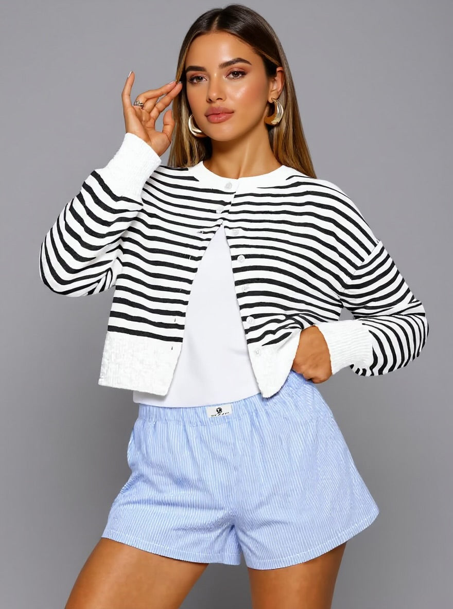 SOPHIE™ | STRIPED CARDIGAN