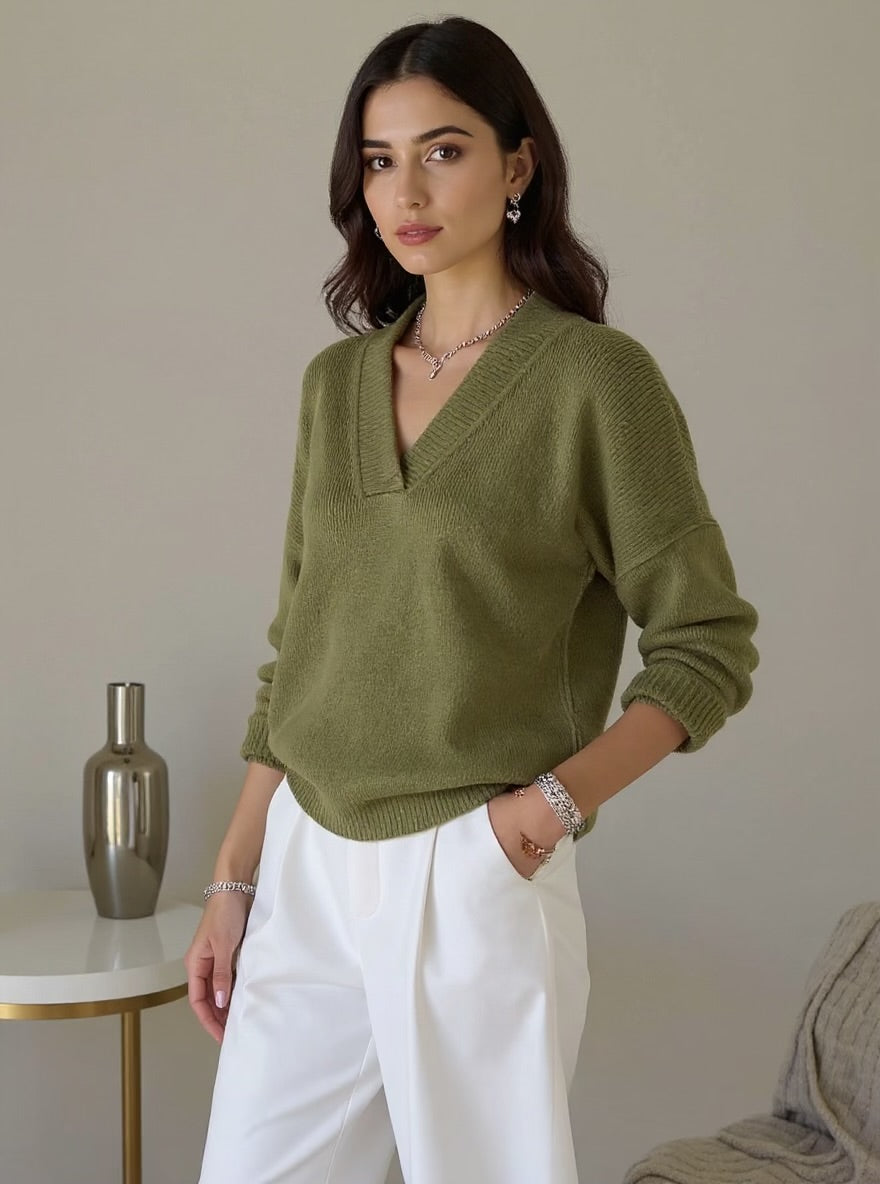 NORA | V-NECK SWEATER