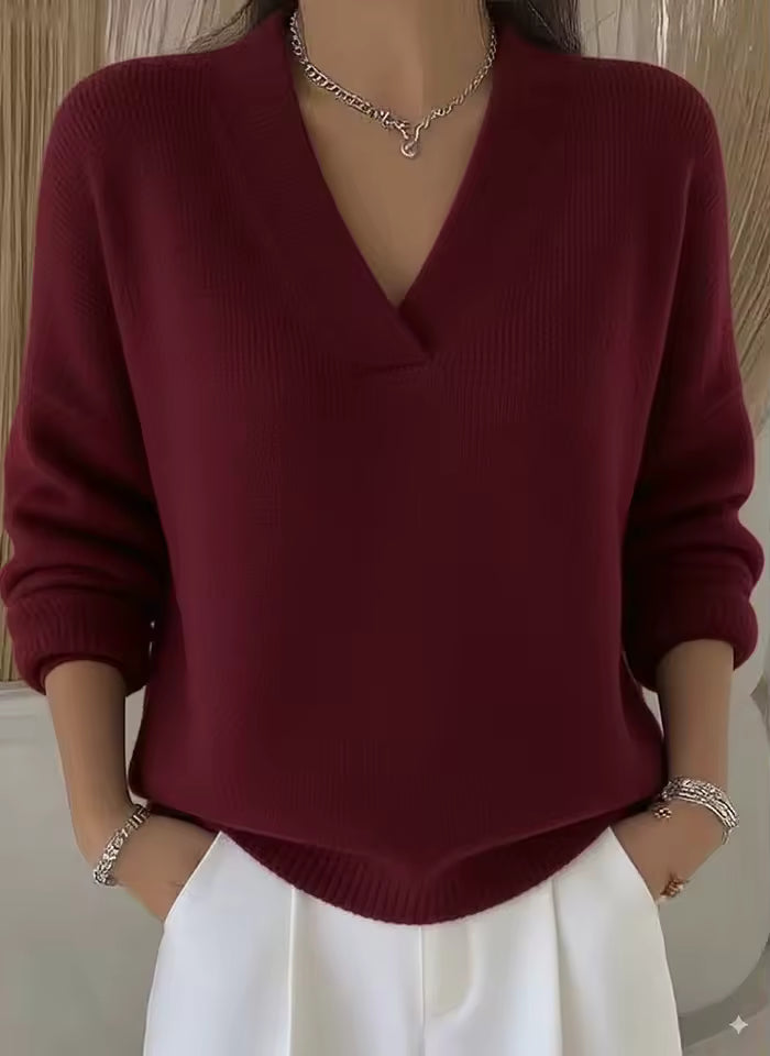 NORA | V-NECK SWEATER
