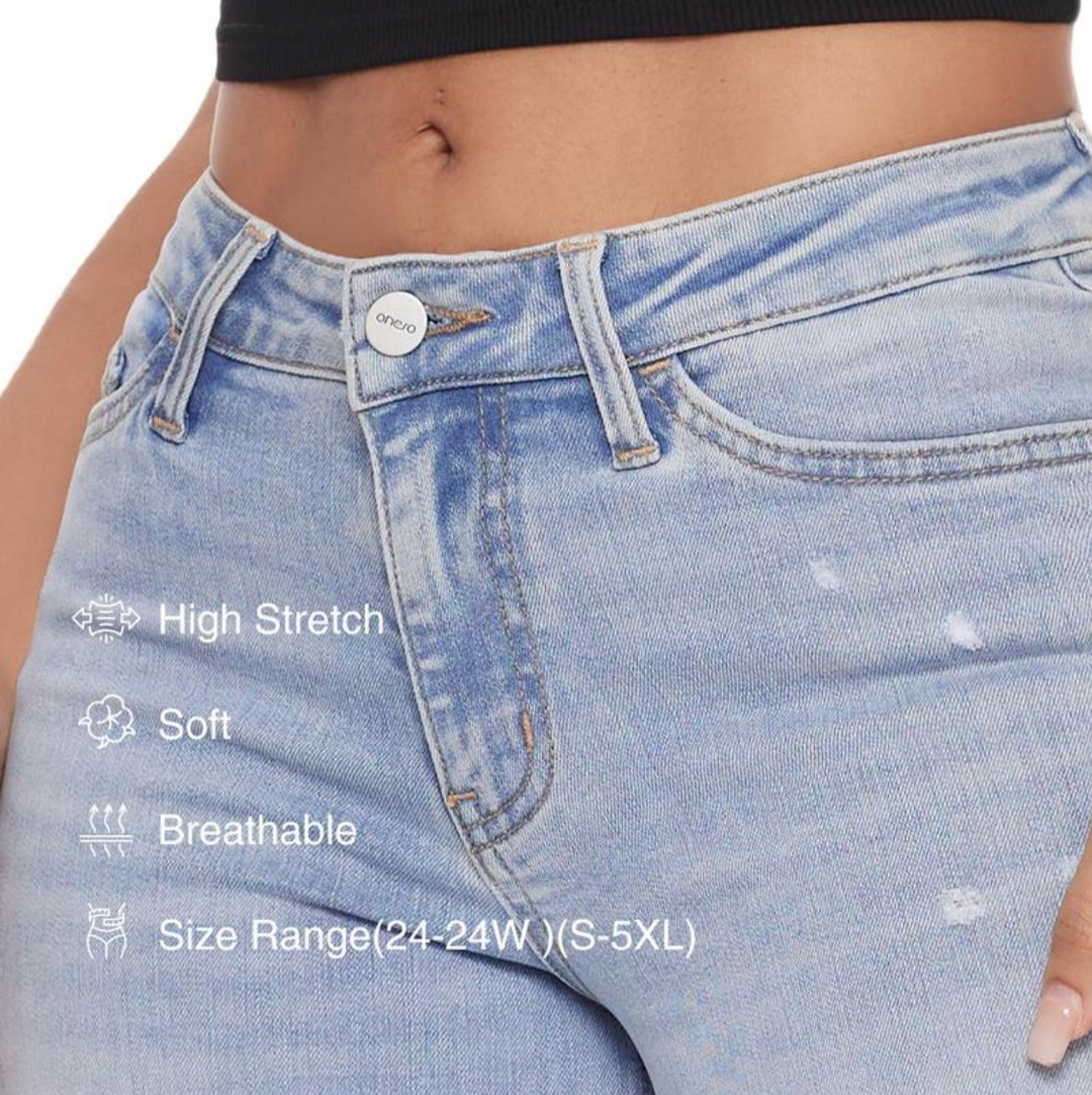 APRIL™ | Mid-low Rise Baggy Jeans