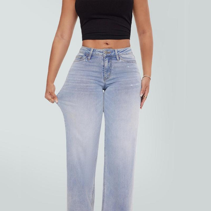 APRIL™ | Mid-low Rise Baggy Jeans