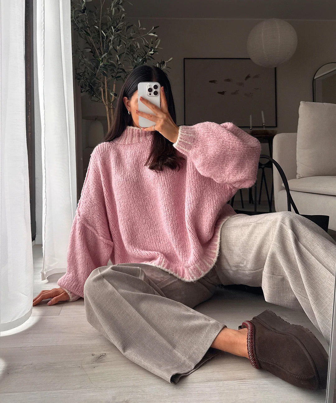 SALMA | SOPHISTICATED WOOL BLEND SWEATER